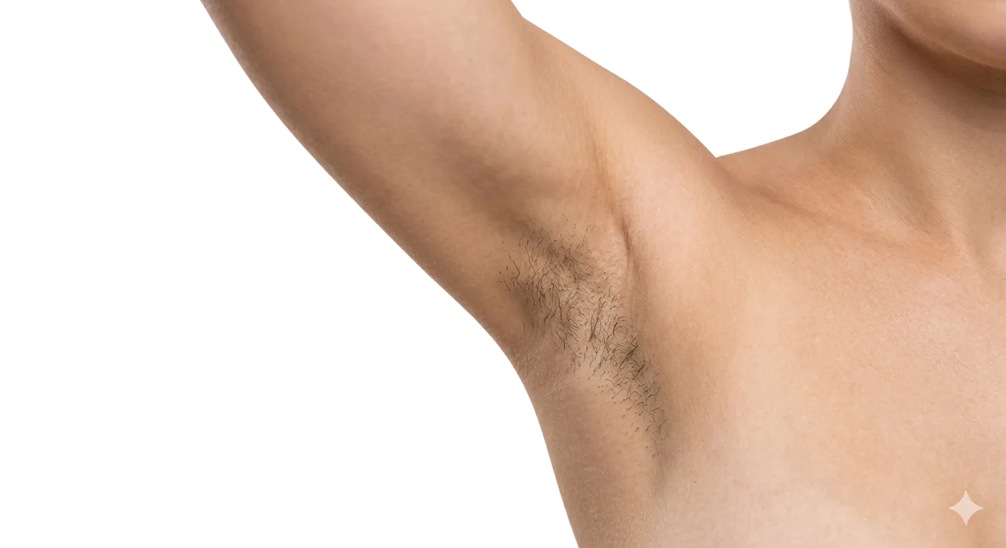 Vorher-Nachher Laser Haarentfernung Linz – Ergebnis nach Behandlungsserie mit Luminalaze 808-nm-Diodenlaser
